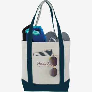 Bolsa de Mano de Lona de Algodón de Dos Tonos <span class=keywords><strong>Marina</strong></span> con Logotipo Personalizado, Regalo Promocional al por Mayor - Product Image 6