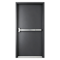 Porte coupe-feu en acier galvanisé certifiée UL, 60 minutes, pour hall d'ascenseur, avec cadre en acier thermolaqué, taille personnalisée