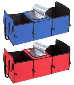 Organiseur de coffre de voiture portable à 5 compartiments avec sac isotherme pour SUV - Product Image 1