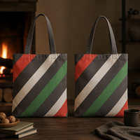 Sac de transport festif saisonnier en toile, livraison immédiate, solution de marquage personnalisée pour les petits et grands lots commerciaux