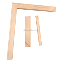 Venta al por mayor de barras de marco de madera de pino barato DIY artista Camilla para lienzo