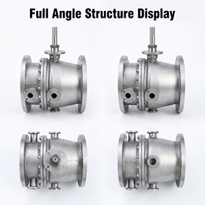 Bille robuste en acier forgé de 16 pouces, entièrement supportée par un trunnion, à bride en SS304/CF8 pour eau et huile - Product Image 3