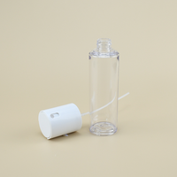 Flacon pulvérisateur rotatif en plastique PETG de 100 ml et 120 ml pour cosmétiques, soins de la peau, sérum, emballage avec pompe à brume