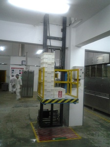 Plataforma de elevación con certificación CE, elevador hidráulico de carga y descarga, fácil de operar, almacén - Product Image 3