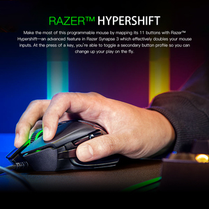 Souris de jeu Basilisk V2, capteur optique 20000 DPI, Chroma RGB, 11 boutons programmables, souris pour joueurs - Product Image 3