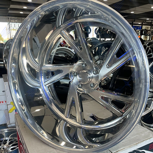 Rines de Aleación de Aluminio Forjado de 2 Piezas, Cromados y Pulidos, con Diseño Cóncavo Profundo, de 18-26 Pulgadas, 5x112/5x114.3/5x120 para Jeep y Durango <span class=keywords><strong>SRT</strong></span> - Product Image 5