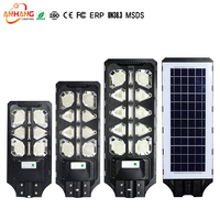 Lampadaires solaires, lampadaire solaire extérieur tout-en-un, lampadaire solaire 100W