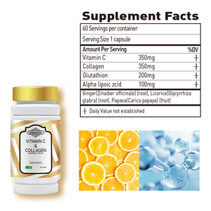 Integratori di Collagene per Schiarire la Pelle degli Adulti, <span class=keywords><strong>Capsule</strong></span> per la Cura della Pelle contro le Macchie Scure, 2 <span class=keywords><strong>Capsule</strong></span> al Giorno, 60/90/120 <span class=keywords><strong>Capsule</strong></span> - Product Image 2