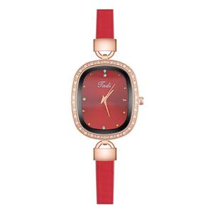 Reloj de Mujer Ms <span class=keywords><strong>TADI</strong></span> Ecológico con Movimiento de Cuarzo, Estilo Antiguo, con Incrustaciones de Diamantes, Estilo INS, Correa Ovalada Delgada de Acrílico - Product Image 3