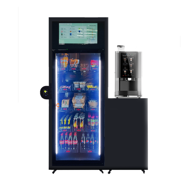For Office Healthy Ready to Eat Food Fruit Salad Snack Smart Fridge Vending Machine for Foods and Drinks