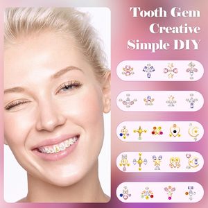 QIAO moda decorazione denti di varie forme cristalli diamanti pietre dei denti gioielli dentarie Kit di gemme dentarie - Product Image 3