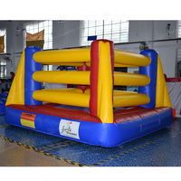 Anneau de boxe gonflable |   Château gonflable certifié CE, garantie 3 ans, sûr et durable, pour fêtes d'enfants, aires de jeux, locations d'événements (Max