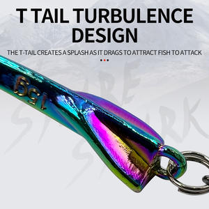 5 Stück Spinner Blinker Angelköder Rotierende Metall VIB Köder Vibration Wobbler Sinkend Pailletten Pesca - Product Image 4