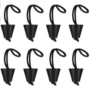 Universal Scupper Gummi Plug Stopper <span class=keywords><strong>Bung</strong></span> Abfluss löcher Zubehör Kajak Schlauchboot Kanu Rudern Marine Boot Schnur Seil - Product Image 3
