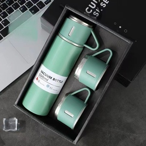 Bouteille d'eau isotherme portable en acier inoxydable 304 à double paroi, grande capacité, 3 couvercles, écologique, pour le camping - Product Image 4