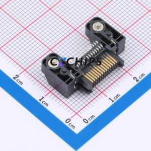 ERM8-013-01-S-D-RA-TR Board-to-Board & Backplane Connector SMD,P=0.8mm,Horizontal Mount Connector 0.8mm Horizontal Mount 2 Gold - Product Image 2