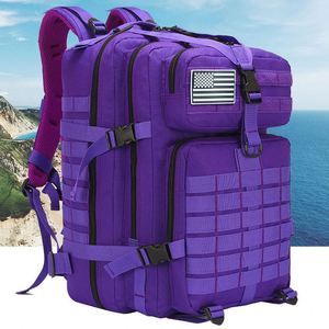 Mochila Multifuncional para Exteriores de 45L, Gran Capacidad, Mochila de Asalto para Senderismo, Mochilas Molle, Mochila de Día para Viajes y Trekking - Product Image 3