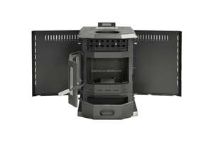 Poêle à granulés de <span class=keywords><strong>bois</strong></span> neuf et d'<span class=keywords><strong>occasion</strong></span> à prix abordable pour chauffage intérieur de villas et salles de bain, unité autonome en acier à combustion de combustible 13KW, écologique - Product Image 5