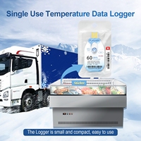 Registrador de Temperatura TempU02 de Un Solo Uso, 60 Días/90 Días, Sensor de Temperatura USB, Registrador de Datos de Temperatura Desechable