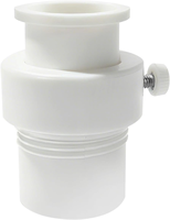 Adaptador de Bomba de Filtro para Piscina de Plástico Intex, Conector de Manguera Tipo B, Convierte 1.25 Pulgadas a 1.5 Pulgadas, Flexible, Compatible con Agua Salada