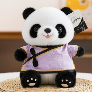 Lindo Peluche de Panda Estilo Chino, Muñeco de Peluche con Traje Tradicional Tang para Niños y Regalos de Recuerdo - Product Image 1