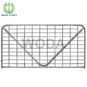 Cancello d'ingresso della fattoria di nuovo arrivo 2.4 M con struttura metallica a prova di marciume recinzioni agricole e cancelli alti 4 piedi - Product Image 3