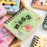 Mini Libreta Espiral, Libreta Estética Linda, Útiles Escolares para Niñas, Libreta de Bolsillo, Diario de Dibujos Animados Kawaii, Regalo