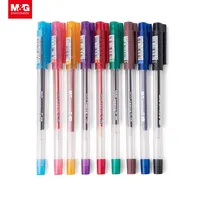 En çok satan M & G 8 renkler için 0.5mm ofis okul tedarik kırtasiye jel kalemler ofis kaynağı