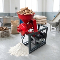 Machine à moudre et à broyer les grains électriques à double usage (humide et sec) pour la production de farine de blé et de maïs, moulin automatique