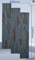 Panneau mural léger en fausse pierre PU Décor Rock Design Effet pierre 3d Facile à installer Revêtement en pierre intérieur et extérieur