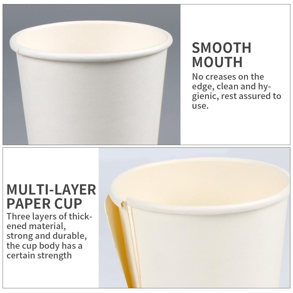 printing logo single wall paper cup for hot drink PLA lamination
