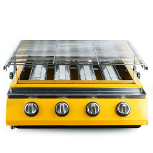 Parrilla Comercial de Gas LPG, Plancha para Barbacoa, Herramienta de Barbacoa, Quemador de Gas, Sin Humo ni Contaminación de Aceite, Asador de Carne, Altura Ajustable, para Exteriores - Product Image 1