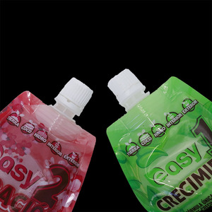 Commercio all'ingrosso imballaggio personalizzato BPA gratis per uso alimentare Stand up Doypack sacchetto con beccuccio sigillo di calore per il succo di latte liquido cibo per bambini - Product Image 3