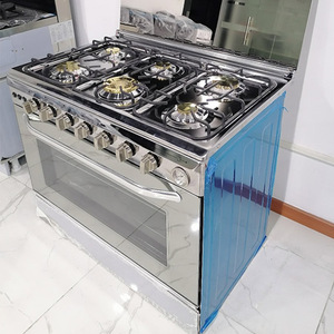 Multifunction Standing Gas Cooktop Steaming Roast Integrated Gas Cooking Stove 6 Burner Gas Kitchen Stove With Oven - Product Image 3