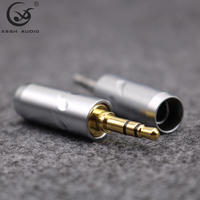 YIVO XSSH Audio Haute Qualité 3.5mm Mâle Écouteur Plug OEM HIFI Stéréo Plaqué Or Rhodium Câble Jack Connecteurs YX035