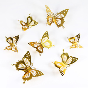 Hot Hollow <span class=keywords><strong>Butterfly</strong></span> 3D <span class=keywords><strong>Effect</strong></span> <span class=keywords><strong>Butterfly</strong></span> Wall Decoration 12PCs 10 colores Stereoscopic <span class=keywords><strong>Butterfly</strong></span> Bouquet Pegatinas decorativas - Product Image 1