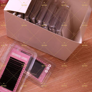 Vente en gros <span class=keywords><strong>de</strong></span> cils en soie <span class=keywords><strong>de</strong></span> 0.07mm Extensions <span class=keywords><strong>de</strong></span> cils <span class=keywords><strong>de</strong></span> volume naturel léger - Product Image 2