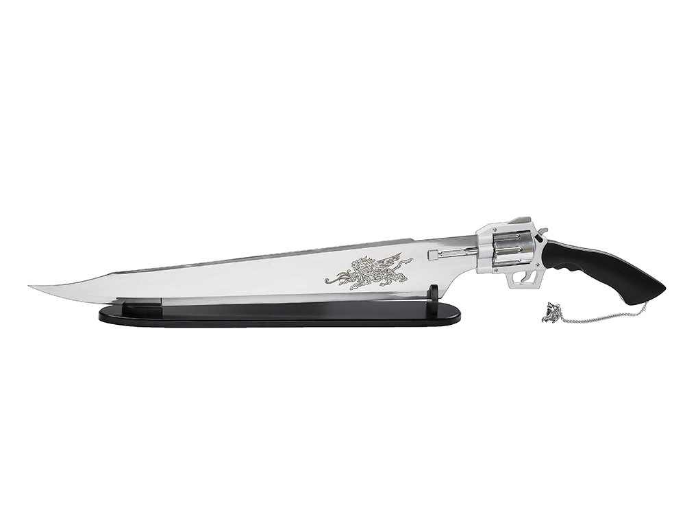 129厘米最终幻想VIII FF8 Squall Leonhart武器复制品枪刃左轮手枪枪剑