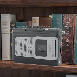 Reproductor de Casetes Portátil Walkman, Radio AM FM, Reproductor de Casetes Compacto Vintage con Altavoz Grande y Conector para Auriculares - Product Image 2