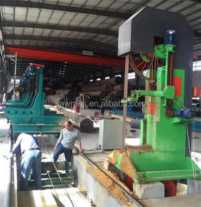 Sierra de cinta vertical CNC de alta velocidad y totalmente automática para transporte de troncos y máquina de aserrado vertical de madera - Product Image 4
