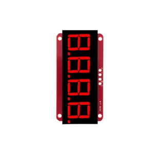 Modulo Display a LED OKY4086-4 0.56 'ht16k33 I2C modulo Display digitale 2-pin I2C interfaccia per scrivere dati modulo Display rosso