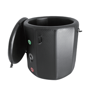 Baignoire d'extérieur ronde autoportante en plastique pour adultes, baignoire de luxe professionnelle de différentes couleurs, baignoire à glace portable, baignoire froide - Product Image 4