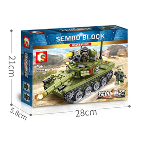 Jouets à <span class=keywords><strong>prix</strong></span> avantageux pour enfants, ensemble de blocs de construction éducatifs, 324 pièces, jouet de construction de chars - Product Image 6