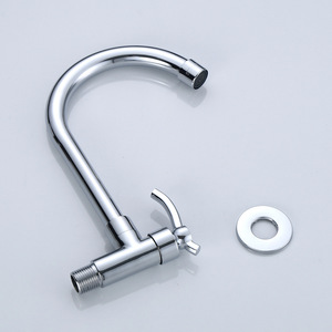 Robinet de cuisine mural Chenlu 4 points, eau froide simple, ouverture rapide pour lave-vaisselle et évier à légumes - Product Image 5