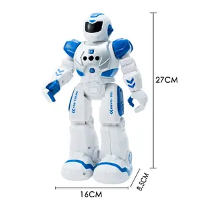 Robot de juguete de baile con sensor de mano, robot de juguete con control remoto infrarrojo, regalo de Navidad