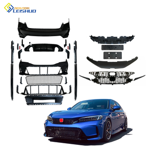 Leishuo, gran oferta, piezas de automóviles ABS/PP/fibra de carbono, Kit de carrocería de faldas laterales Para <span class=keywords><strong>Auto</strong></span> <span class=keywords><strong>Honda</strong></span> <span class=keywords><strong>Civic</strong></span> para <span class=keywords><strong>Honda</strong></span> <span class=keywords><strong>Civic</strong></span>, Kit de carrocería, actualización 2021 - Product Image 2