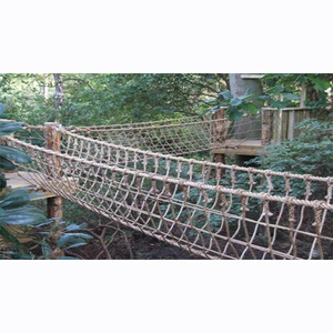 <span class=keywords><strong>Pont</strong></span> de marche en <span class=keywords><strong>corde</strong></span> extérieure courte pour enfants et adultes pour suspendre l'équipement d'amusement - Product Image 5