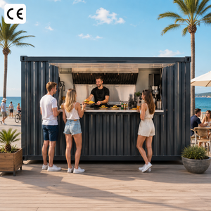 Restaurante en Contenedor Personalizado con Equipamiento de Cocina, Tienda de Comida Prefabricada para Uso Comercial - Product Image 1