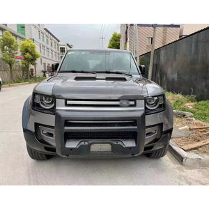 Barra protectora de parachoques delantero Bull Bar negro brillante negro mate para Land Rover Defender 2020 2021 2022 2023 - Product Image 6