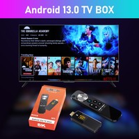 2025 H96 MAX Rockchip RK3528 Quad Core 8K UHD Streaming Internet personnalisé Wifi 6 jeu Google Smart Android 13 Fire TV Box Stick